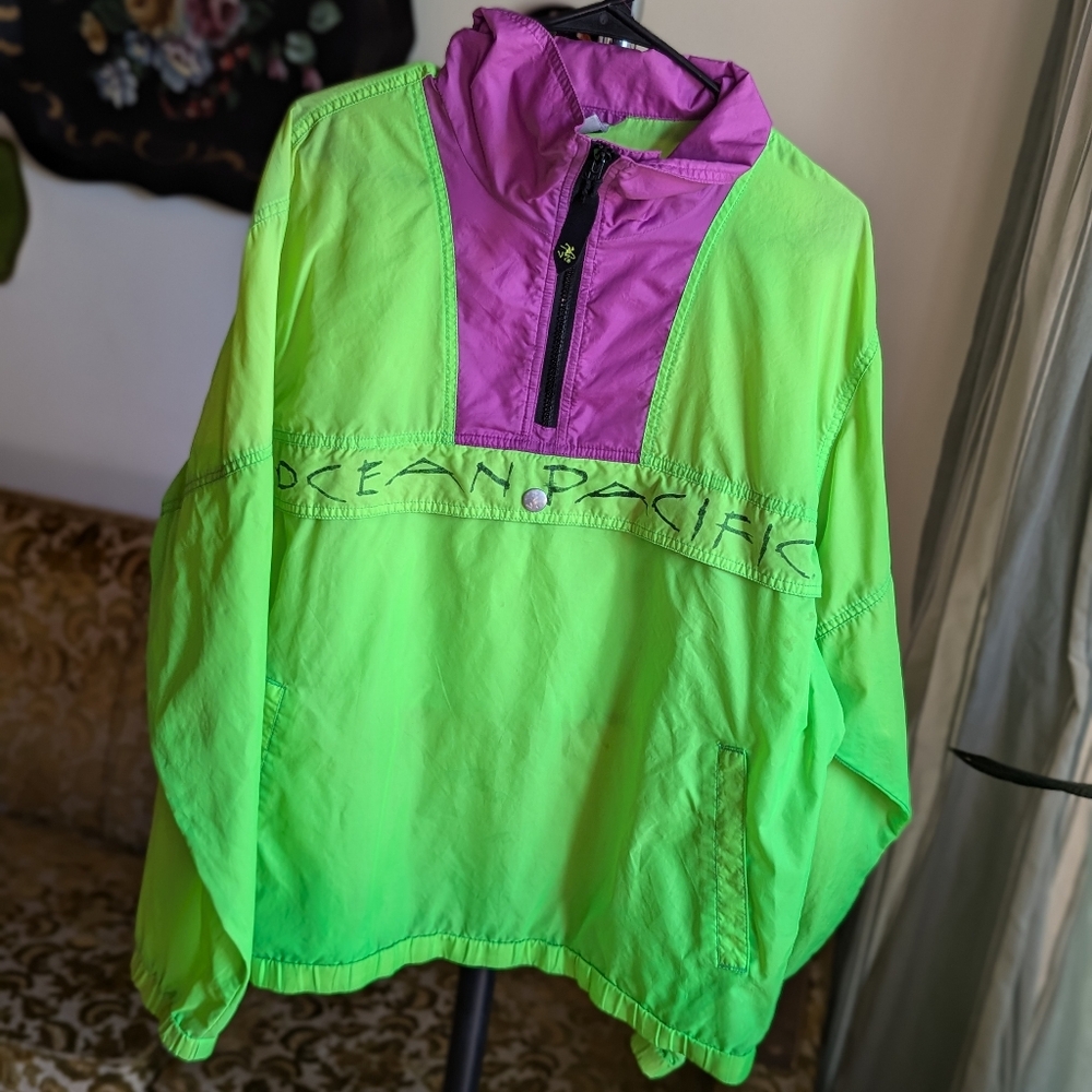 Vintage 80s 90s Ocean Pacific OP Wind Breaker